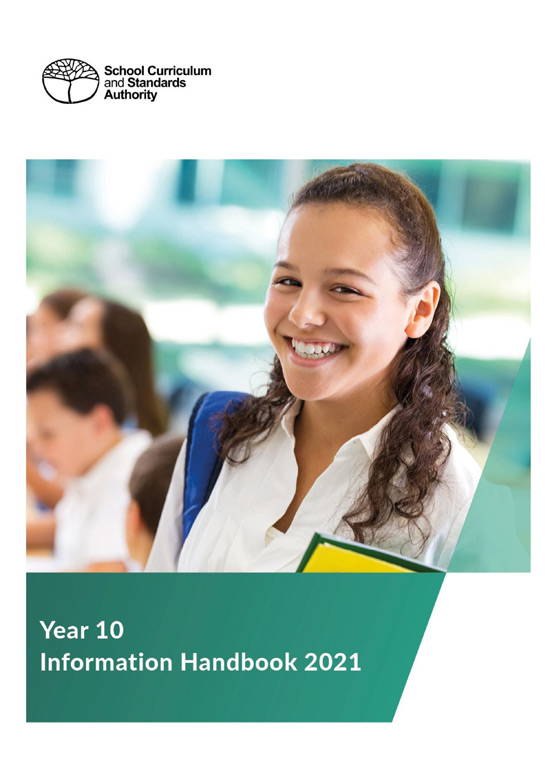 Year 10 Handbook cover